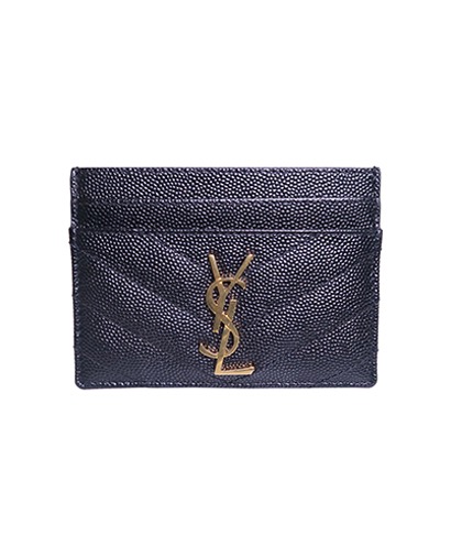 Saint Laurent Monogram Card Holder, front view